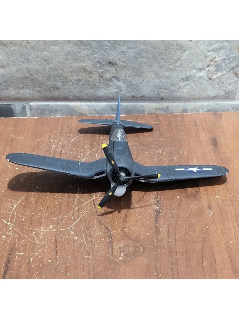 Assembled Airplane Model Kit Vought F4U Corsair Fighter Plane